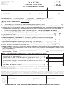 Form Ct-709 - Connecticut Gift Tax Return 2004