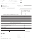 Fillable Form E-234 - Earnings Tax Return Printable pdf