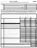 Form Ct-1040x - Amended Connecticut Income Tax Return For Individuals - 2000