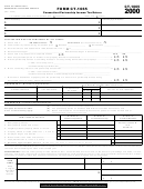 Form Ct-1065 - Connecticut Partnership Income Tax Return - 2000 Printable pdf
