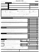 Form Ct-1120 - Corporation Business Tax Return 1999
