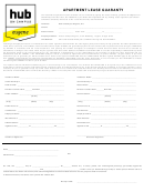 Apartment Lease Guaranty Form