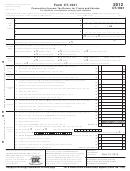Form Ct-1041 - Connecticut Income Tax Return For Trusts And Estates - 2012