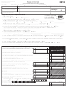 Form Ct-1120 - Corporation Business Tax Return - 2012