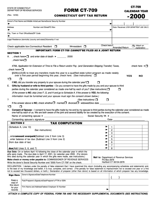 Federal Gift Tax Form 709 Gift Ftempo ED4