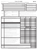 Form Ct-1040x - Amended Connecticut Income Tax Return For Individuals - 2013