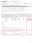 Form 801b - Assessor Notification Property Claimed For More Than 12 Years - 2009