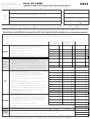 Form Ct-1040x - Amended Connecticut Income Tax Return For Individuals - 2002