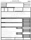 Form Ct-1120 - Corporation Business Tax Return - 2002