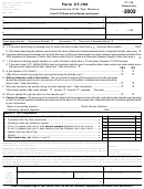 Form Ct-709 - Connecticut Gift Tax Return - 2002