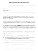 Essential Personnel Designation Notification Form-university Of Central Florida