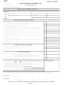 Form I-1120 - Income Tax Corporate Return - City Of Ionia - 2004