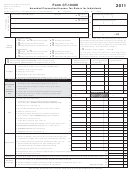 Form Ct-1040x - Amended Connecticut Income Tax Return For Individuals - 2011