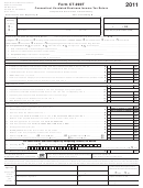 Form Ct-990t - Connecticut Unrelated Business Income Tax Return - 2011
