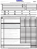 Form Ct-1040x - Amended Connecticut Income Tax Return For Individuals - 2007