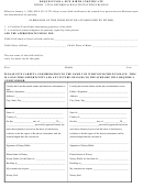 Request For A New Birth Certificate Form