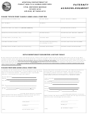 Fillable Paternity Acknowledgment Form - Montana Department Of Public Health & Human Services Printable pdf