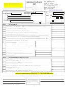 Fillable Individual Tax Return - City Of Cincinnati - 2009 Printable pdf