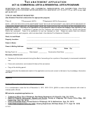 Tax Abatement Application Form