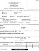 Form 08-4033 - Mechanical Administrator's License Application