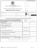 Form In 0578 - Companies Other Than Life - State Of Tennessee The Department Of Commerce And Insurance Printable pdf