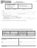 Form It-ar - Application For Personal Income Tax Refund - 2001