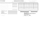 Reconciliation Of Returns Form - City Of Sidney - Department Of Taxation & Revenue
