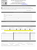 Number Assignment Request Form - Florida Master Site File