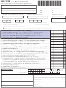 Form Pte - New Mexico Income And Information Return For Pass-through Entities - 2007