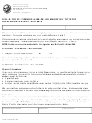 Form Ftb 9225 C-1 - Declaration Of Citizenship, Alienage, And Immigration Status For Homeowner And Renter Assistance