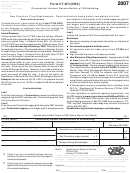 Form Ct-w3 (drs) - Connecticut Annual Reconciliation Of Withholding - 2007