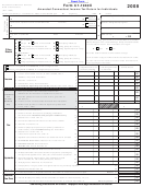 Fillable Form Ct-1040x - Amended Connecticut Income Tax Return For Individuals - 2008 Printable pdf