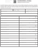 Form Op-236 Schedule A - Grantors - Supplemental Information For Connecticut Real Estate Conveyance Tax Return