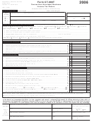 Form Ct-990t - Connecticut Unrelated Business Income Tax Return - 2006
