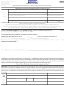 Form Ct-1127 - Application For Extension Of Time For Payment Of Income Tax - 2006