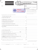 Form Tc-62m Draft - Sales And Use Tax Return Multiple Places Of Business