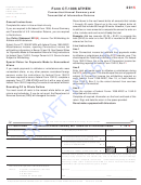 Form Ct-1096 Athen Draft - Connecticut Annual Summary And Transmittal Of Information Returns - 2015