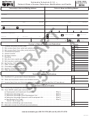 Form 1065n Schedule K-1n Draft - Nebraska Schedule K-1n Partner's Share Of Income, Deductions, Modifications, And Credits - 2014