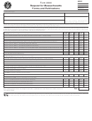 Form 2000 - Request For Massachusetts Forms And Publications - 2001