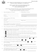 Form Rp-466-c [erie] - Application For Volunteer Firefighters / Ambulance Workers Exemption - 2008