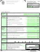 Fillable Form 1 - Quaterly Contribution Report - 2007 Printable pdf