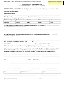 Application For Exemption Governmentally Owned Property Form