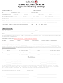 Application For Group Coverage Form