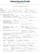 Patient Initial Assessment-Diabetes Education Form Printable pdf