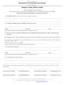 Trade Name Amendment Application Form