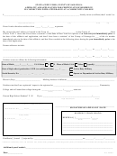 Affidavit And Application For Certificate Of Residence In Connection With Attendance At A Community College Form - New York