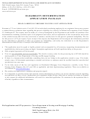 Eligibility Determination Application Form-Confirmation Authorization Printable pdf