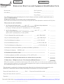 Homeowner Heat Loss And Equipment Identification Form