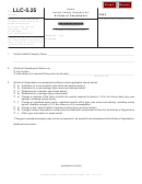 Form Llc-5.25 - Illinois Limited Liability Company Act Articles Of Amendment - 2007