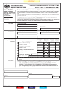 Form D1019 - Exceptional Case Status Or Second Worker Notification Of Interruption To Care Form